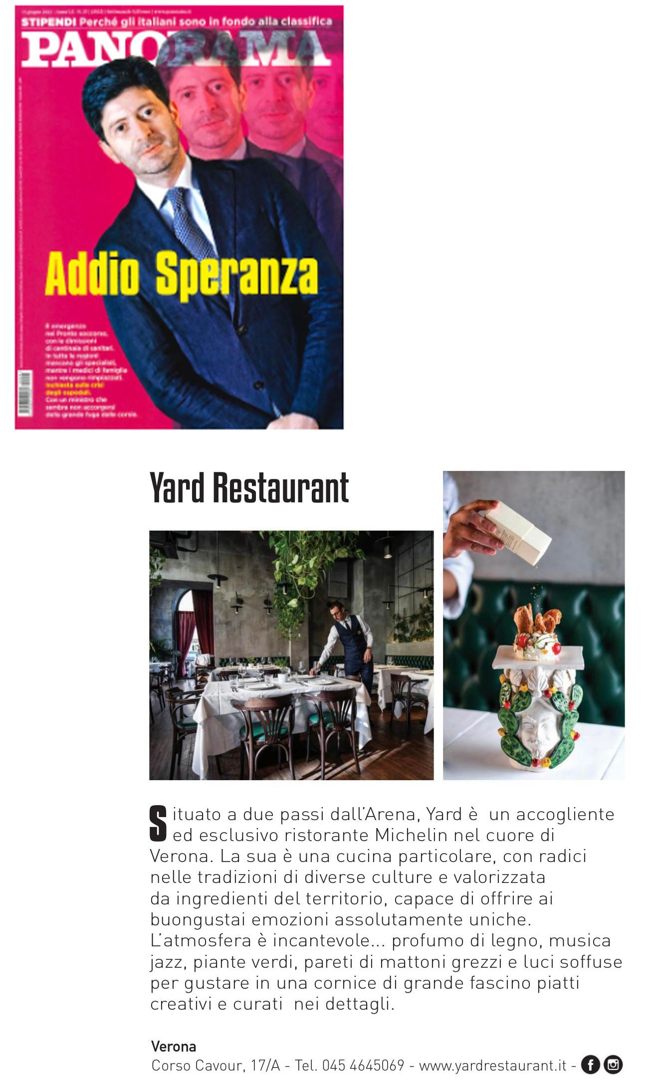 Panorama.it — Yard Restaurant